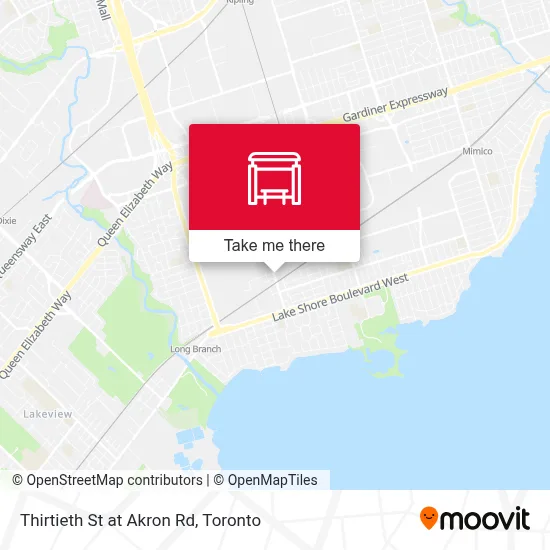 Thirtieth St at Akron Rd map