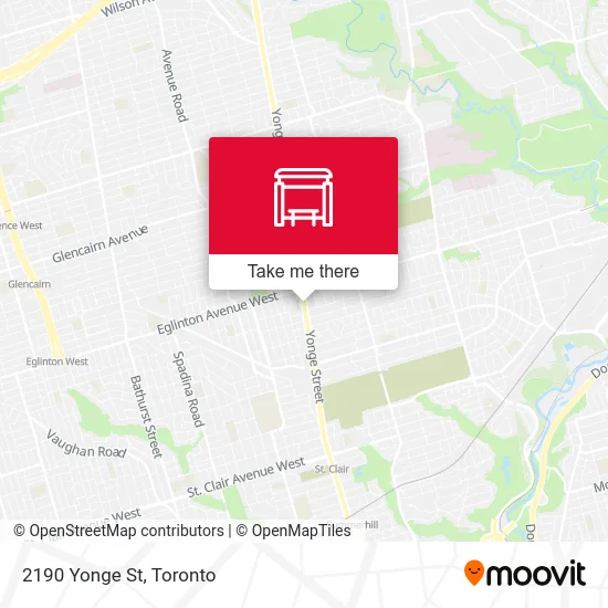 2190 Yonge St map