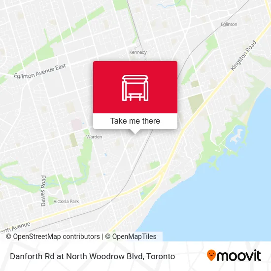 Danforth Rd at North Woodrow Blvd map