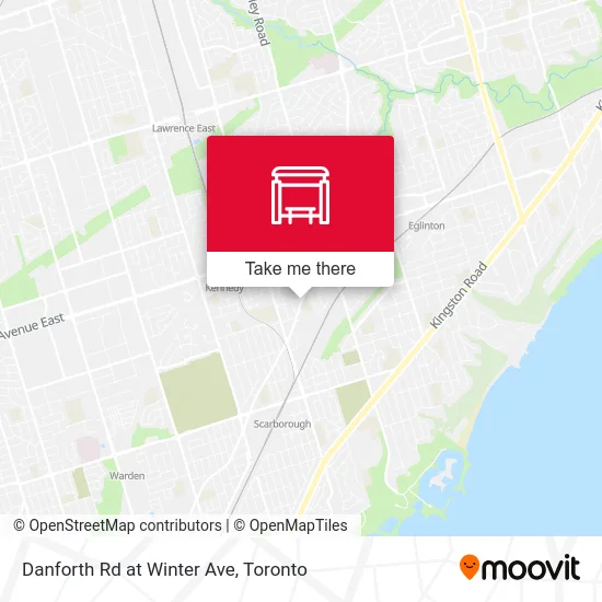 Danforth Rd at Winter Ave map