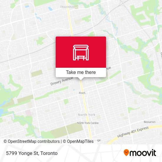 5799 Yonge St map