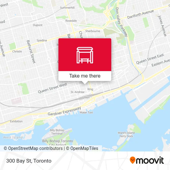 300 Bay St map