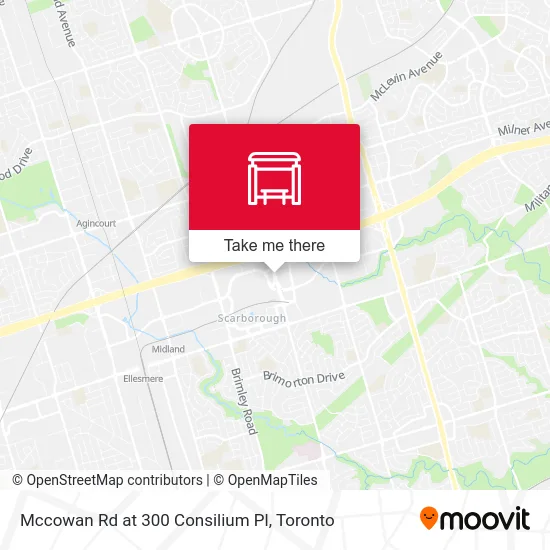 Mccowan Rd at 300 Consilium Pl map