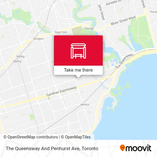 The Queensway And Penhurst Ave map