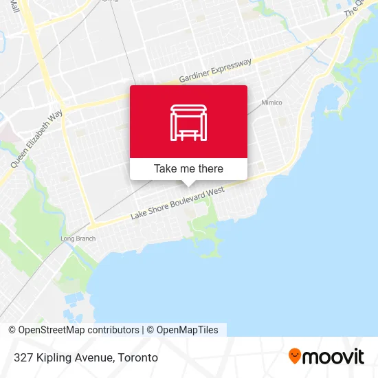 327 Kipling Avenue map