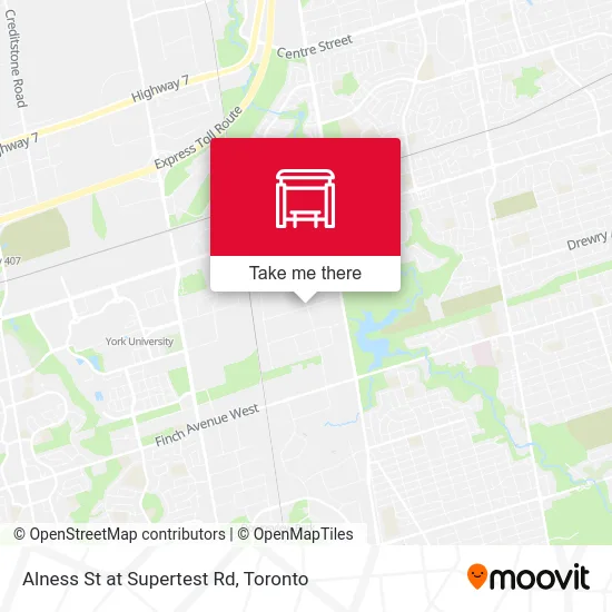 Alness St at Supertest Rd map