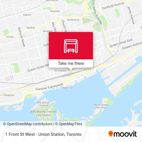1 Front St West - Union Station map