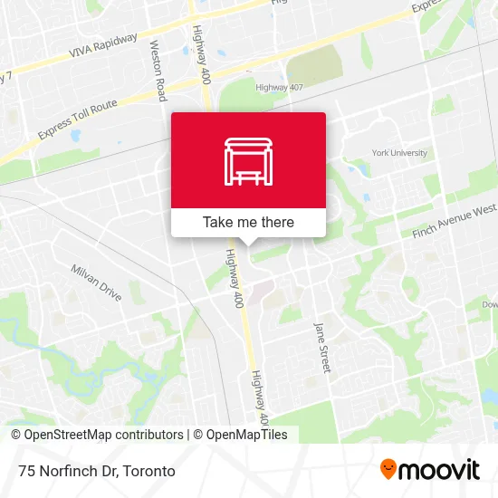 75 Norfinch Dr map