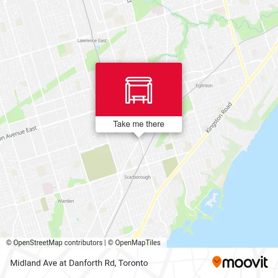Midland Ave at Danforth Rd map