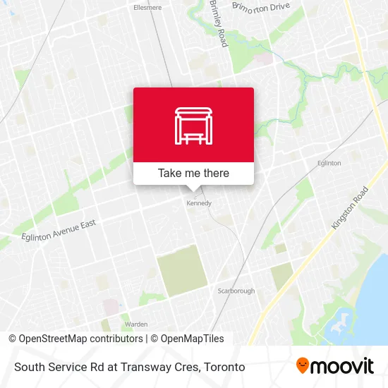 South Service Rd at Transway Cres map