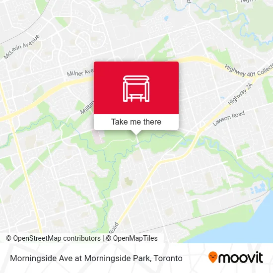 Morningside Ave at Morningside Park map