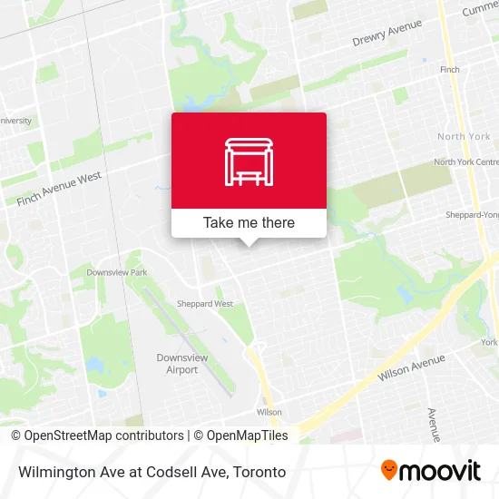 Wilmington Ave at Codsell Ave map
