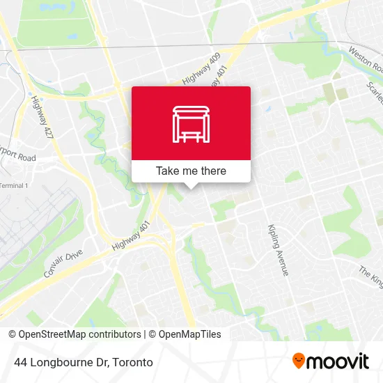 44 Longbourne Dr map