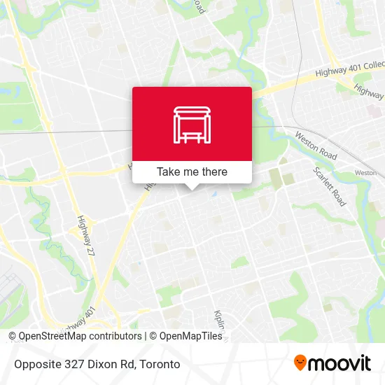 Opposite 327 Dixon Rd map