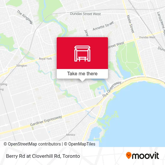Berry Rd at Cloverhill Rd map