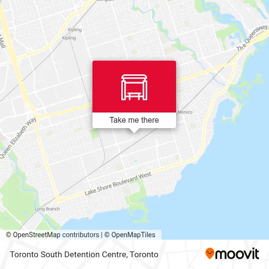 Toronto South Detention Centre map