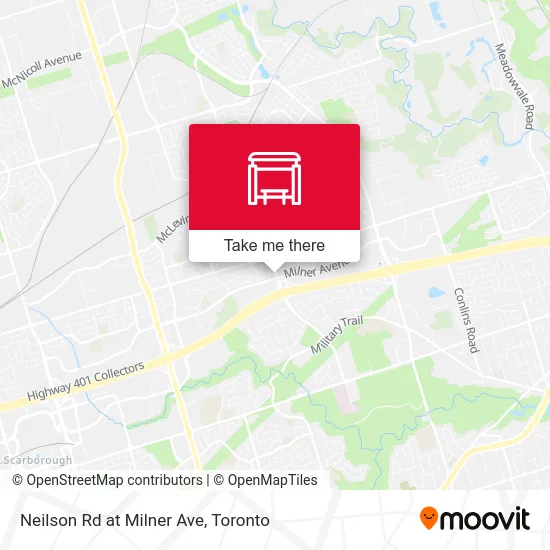 Neilson Rd at Milner Ave map
