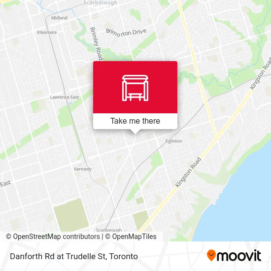 Danforth Rd at Trudelle St map