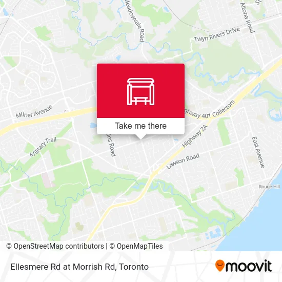 Ellesmere Rd at Morrish Rd map