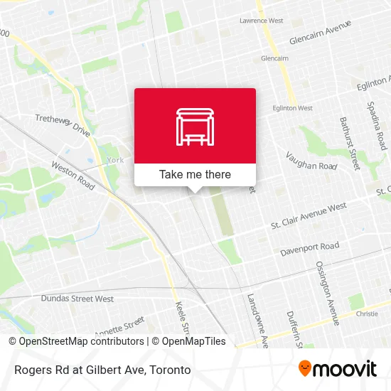 Rogers Rd at Gilbert Ave map