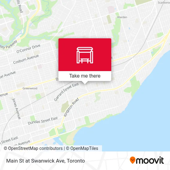 Main St at Swanwick Ave map