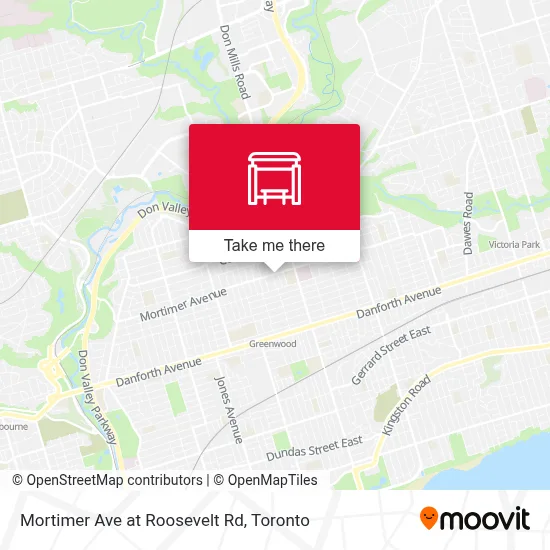 Mortimer Ave at Roosevelt Rd map