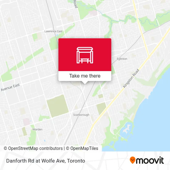 Danforth Rd at Wolfe Ave map