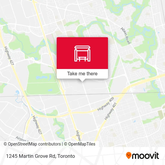 1245 Martin Grove Rd map