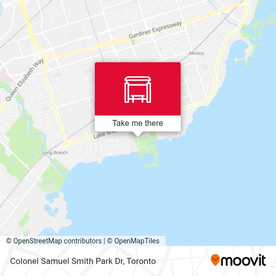 Colonel Samuel Smith Park Dr map