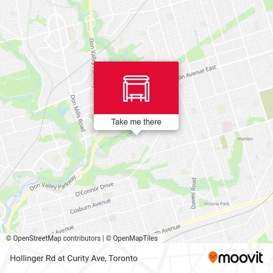 Hollinger Rd at Curity Ave map