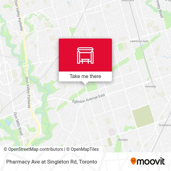 Pharmacy Ave at Singleton Rd map