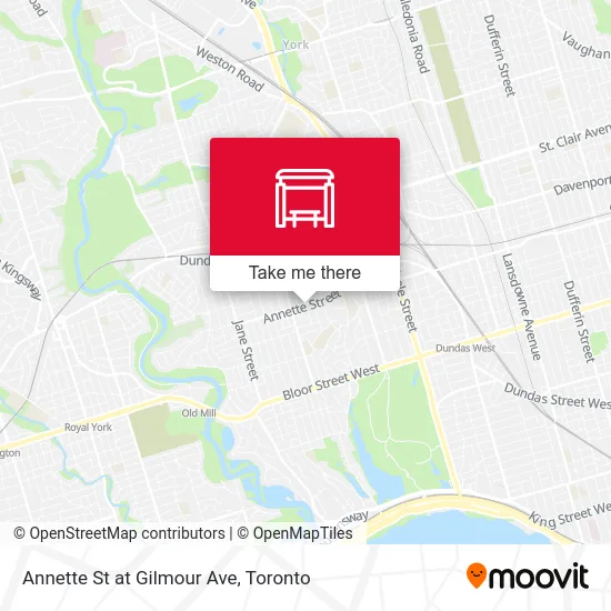 Annette St at Gilmour Ave map