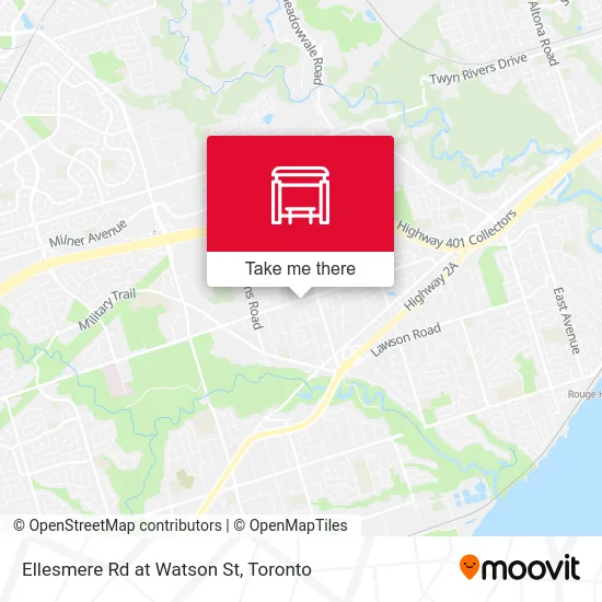 Ellesmere Rd at Watson St map
