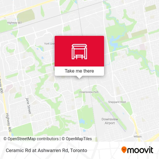 Ceramic Rd at Ashwarren Rd map
