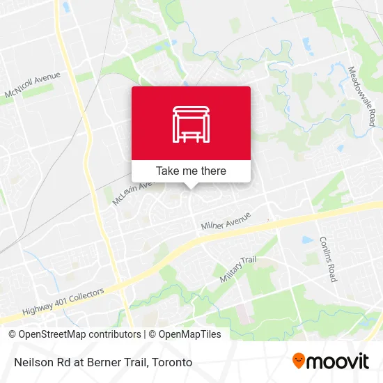 Neilson Rd at Berner Trail map