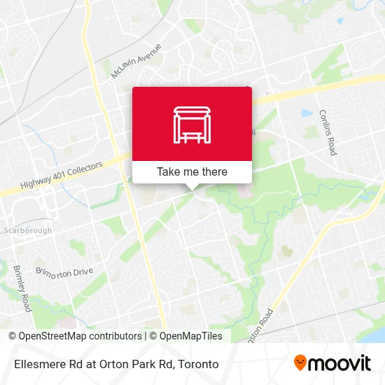 Ellesmere Rd at Orton Park Rd map