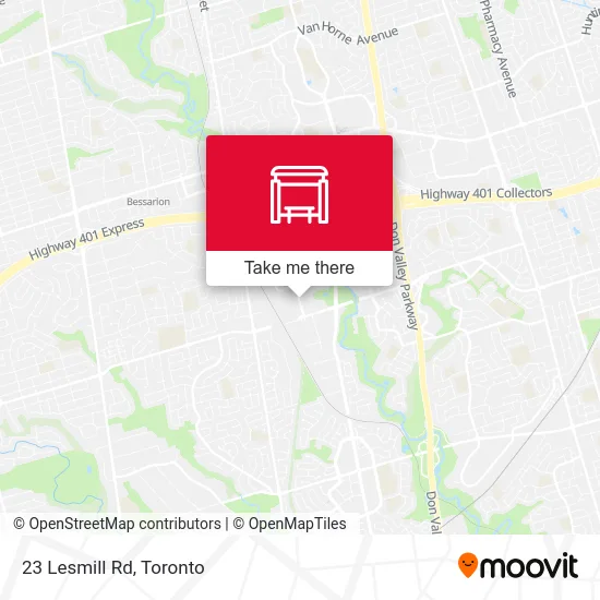 23 Lesmill Rd map