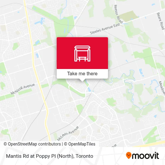 Mantis Rd at Poppy Pl (North) map