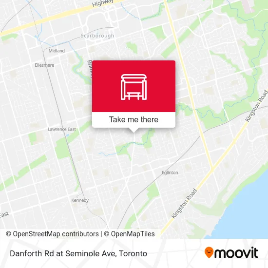 Danforth Rd at Seminole Ave map