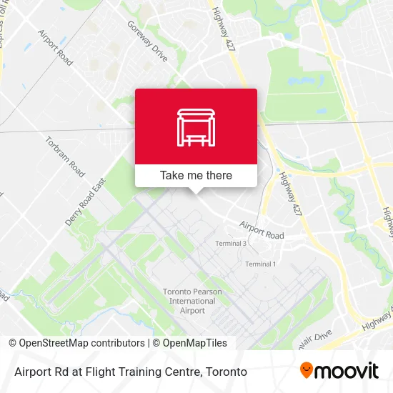 Airport Rd at Flight Training Centre map