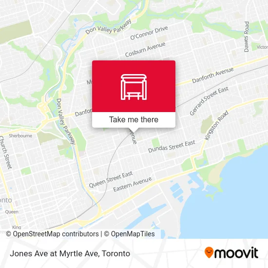 Jones Ave at Myrtle Ave map