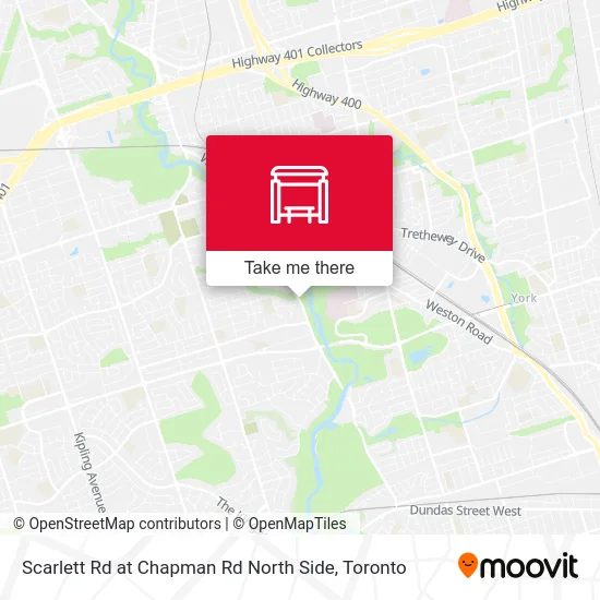 Scarlett Rd at Chapman Rd North Side map