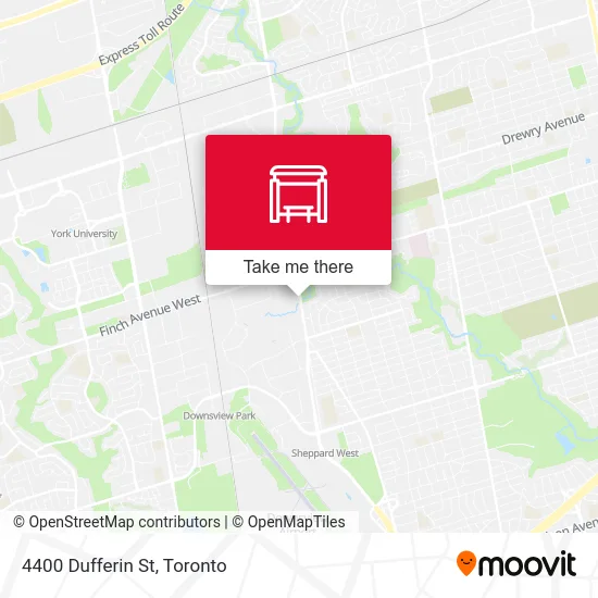 4400 Dufferin St map