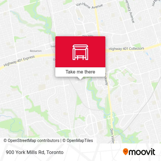 900 York Mills Rd map