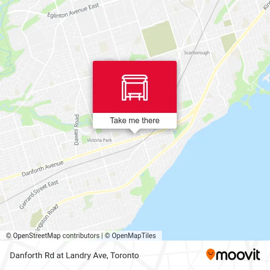 Danforth Rd at Landry Ave map