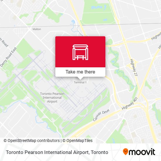Toronto Pearson International Airport map