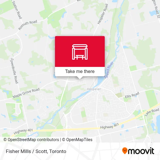 Fisher Mills / Scott map