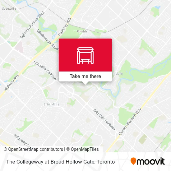 The Collegeway at Broad Hollow Gate map