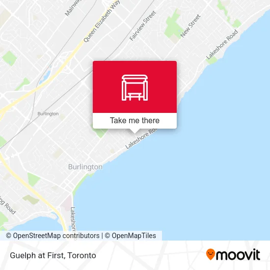 Guelph at First map
