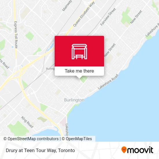 Drury at Teen Tour Way map